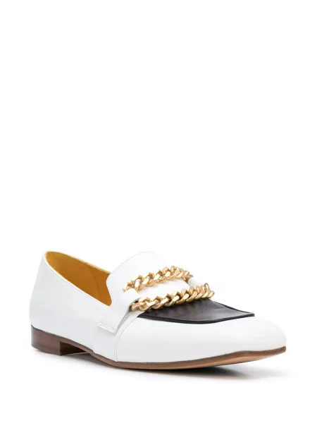 Loafersy Madison.maison bez obcasa białe