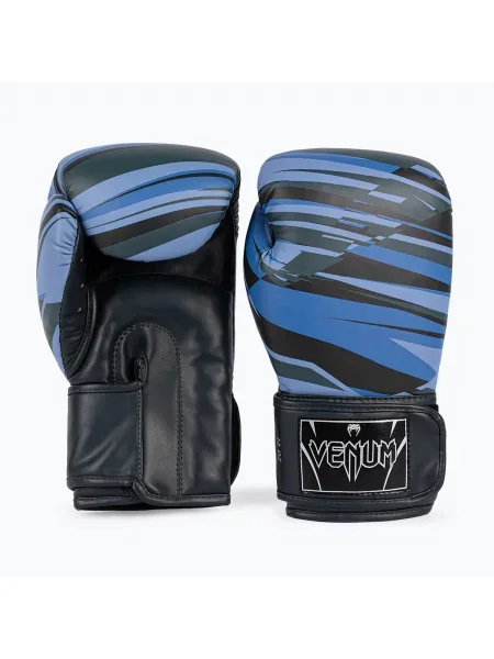 Venum Abyss shadow blue боксови ръкавици синьо