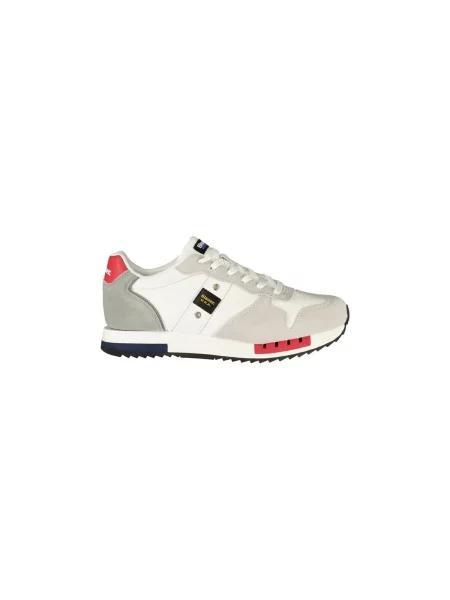 Sneakerși Blauer din piele gri