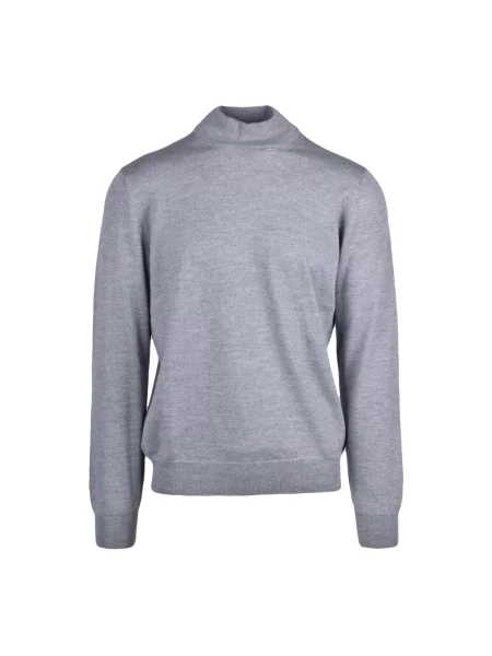 Sweter Gran Sasso wełniany szary
