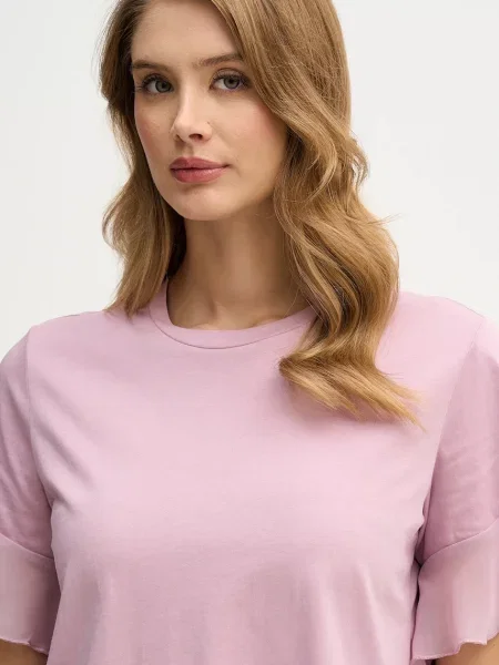 Футболка Sisley рожевий