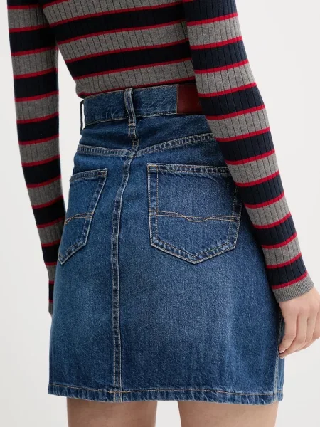 Pepe Jeans Fustă denim albastru
