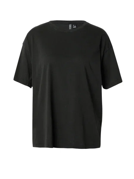 PIECES Tricou PCELOISE denim negru