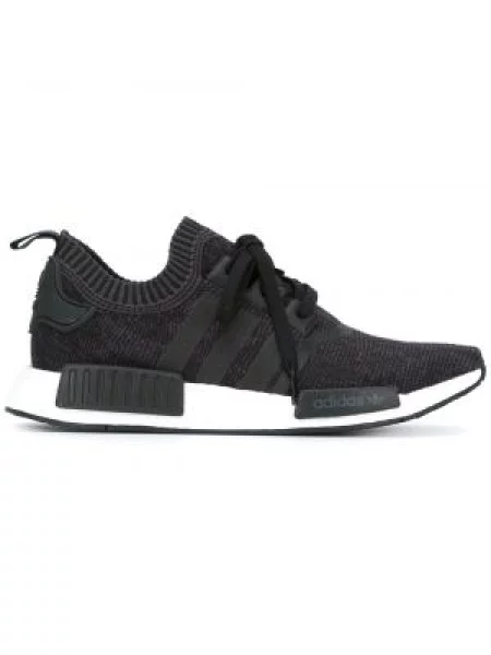 Sneakerși Adidas Primeknit de lână negru