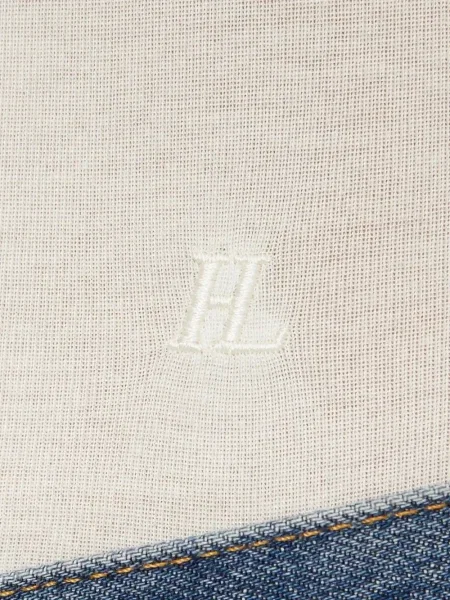 Top Helmut Lang cu broderie