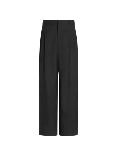 Pantaloni Dolce & Gabbana de lână gri
