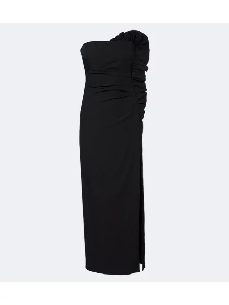 Rochie Sir cu volane negru