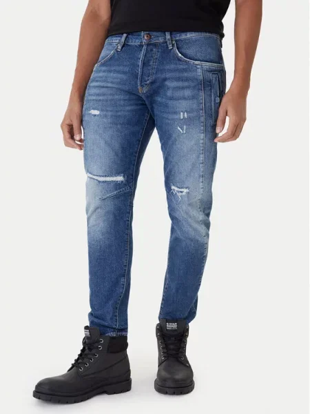 G-Star Raw Jeans hlače Contor 3D modra