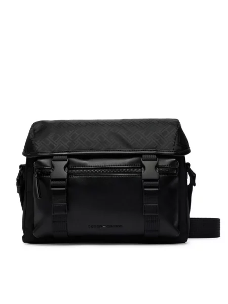Tommy Hilfiger Saszetka Th Jacquard Satchel czarny