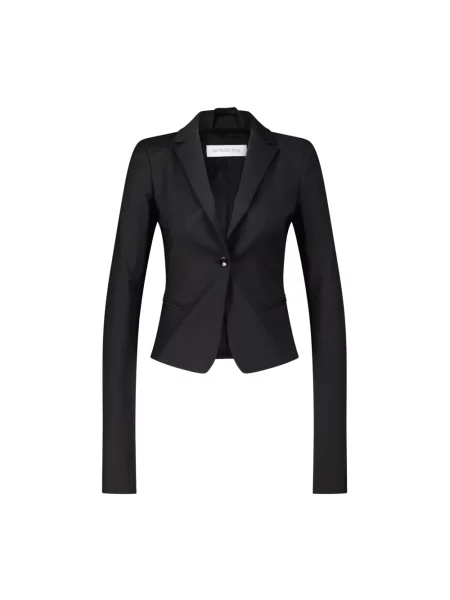 Marynarka Patrizia Pepe z rozcieciem czarna