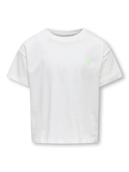 KIDS ONLY GIRL Tricou verde mentă alb