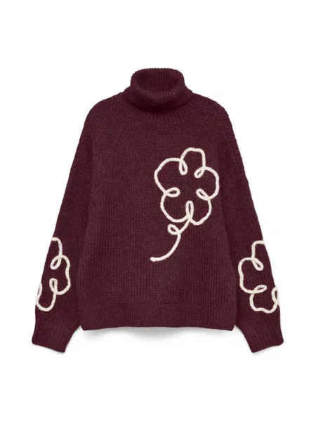 Водолазка Vero Moda фиолетовая