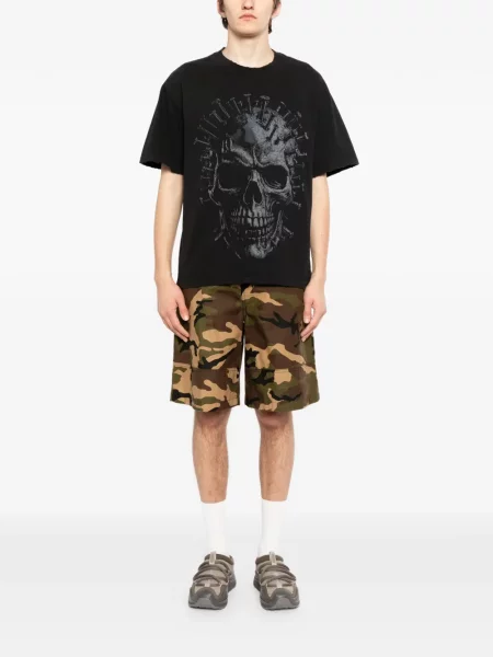Tricou Warman cu decolteu în U negru
