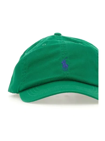 Polo Ralph Lauren czapka z daszkiem gładka zielony