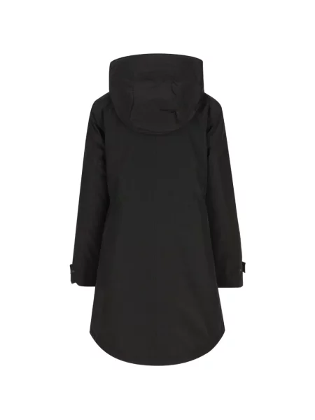 Palton Woolrich cu glugă negru