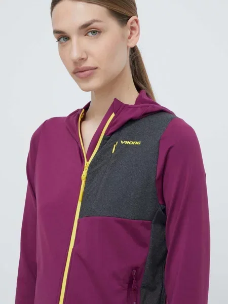 Свитер Viking с капюшоном фиолетовый
