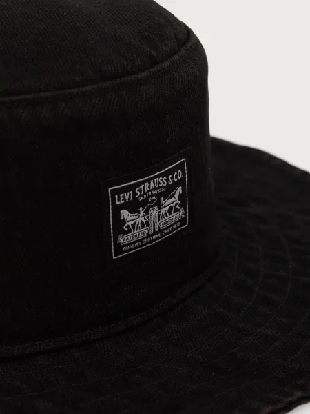 Levi's шапка идиотка от BAY DRAWSTRING черно