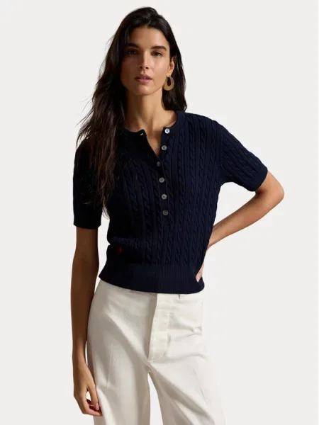 Polo Ralph Lauren Bluza Mornarsko modra