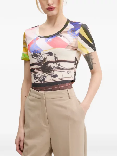 Tricou Desigual cu imagine