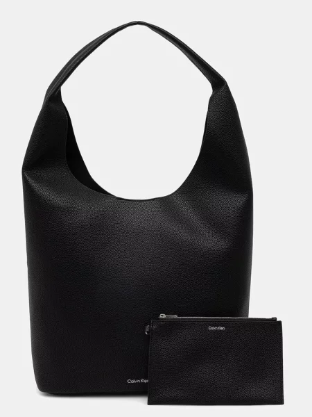 Calvin Klein Calvin Klein γυναικεία τσάντα πουγκί από απομίμηση δέρματοσ μαύρο