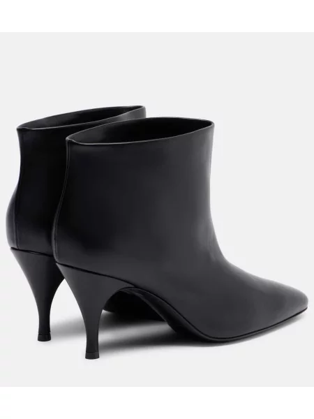 Cizme scurte Herbert Levine din piele negru
