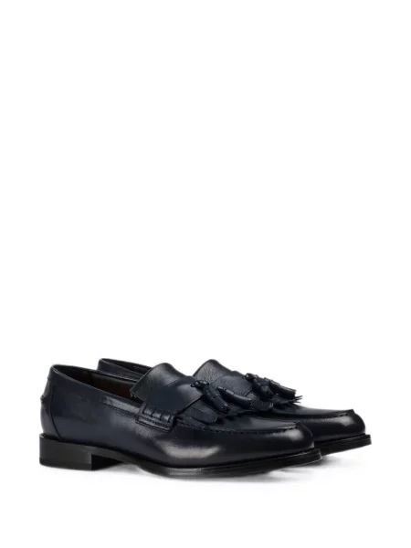 Pantofi loafer Doucal's cu franjuri albastru