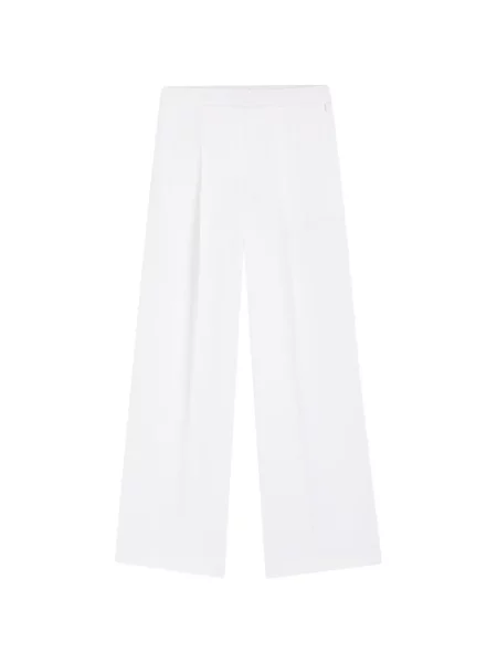 Pantaloni Boss plisate alb