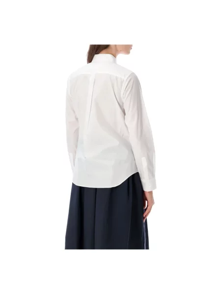 Koszula Comme Des Garcons z falbankami biała