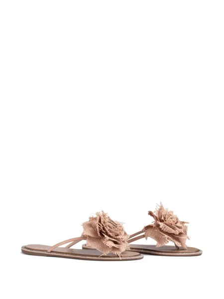 Sandale Le Silla cu model floral roz