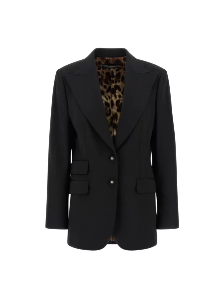 Marynarka Dolce And Gabbana wełniana czarna