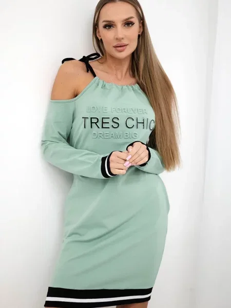 Sukienka Kesi garniturowa khaki