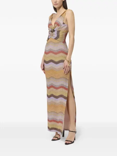 Rochie Missoni tricotate portocaliu