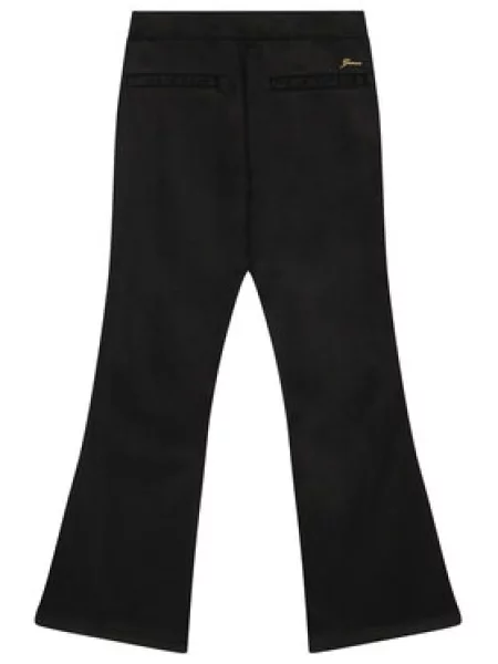Guess Szövet nadrág Bootcut Fit fekete