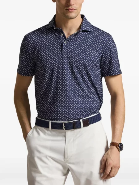 Поло тениска Rlx Ralph Lauren синьо