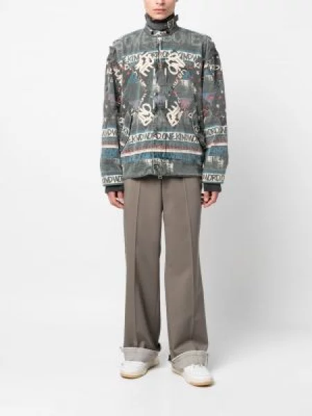 Raštuota bomber striukė Sacai pilka