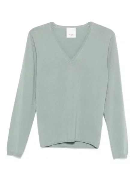 Pulover Allude cu decolteu în V verde