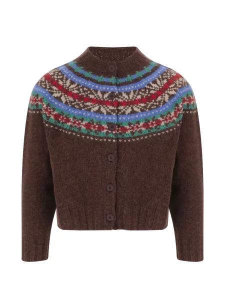 Cardigan Howlin' de lână maro