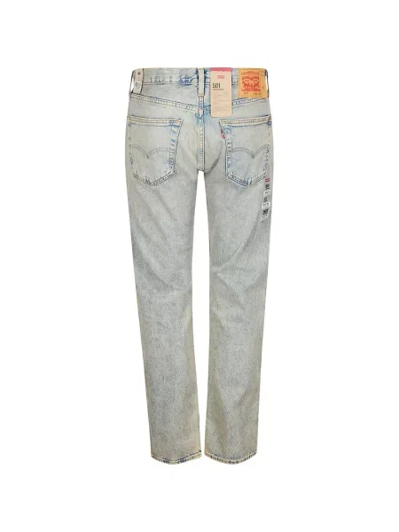 Cropp blugi drepți Levi's® zdrențuiți cu 5 buzunare albastru