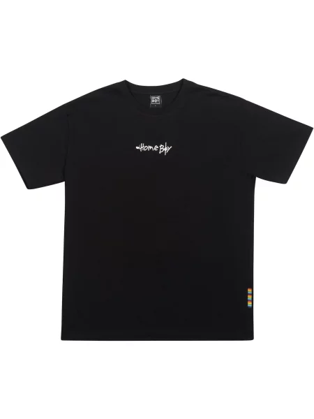 HOMEBOY Tričko černá bílá