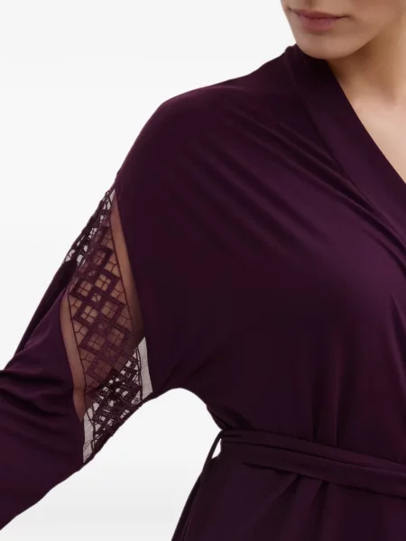 Rochie Aubade cu broderie violet