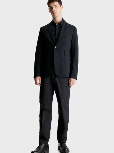 Стрейчевый пиджак Calvin Klein черный