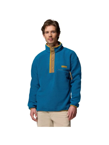 Fleece pattanás fleece melegítő felső Columbia kék