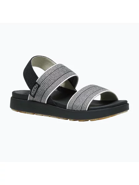 Sandały KEEN Elle Backstrap black/star white białe