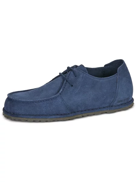 Pantofi Birkenstock din dantelă albastru