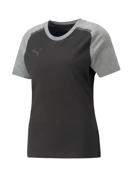 PUMA Tricou funcțional TeamCUP gri negru