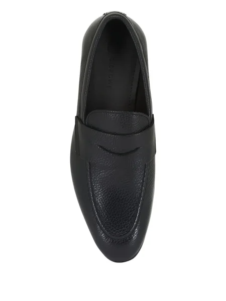 Кожени лоуфъри G. Brown Shoes черно