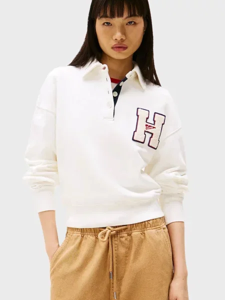 Спортивна кофта Tommy Jeans біла