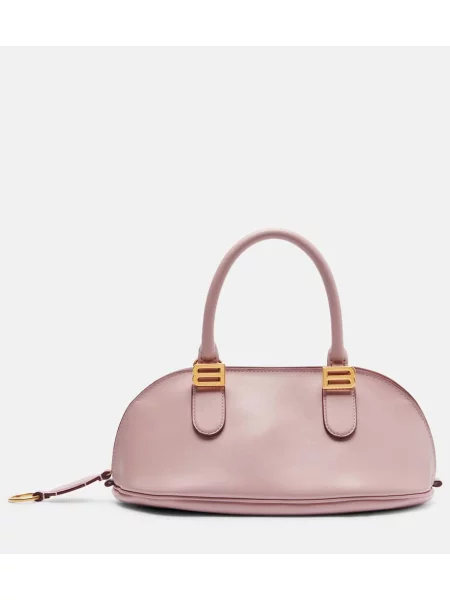 Mini bolero Balenciaga din piele mini roz