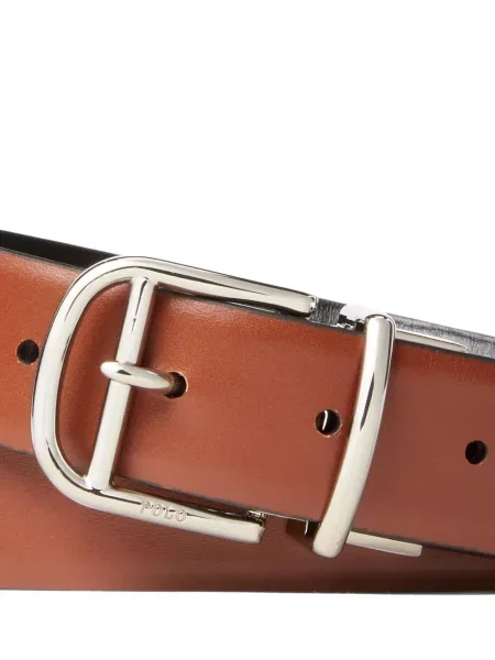 Curea Polo Ralph Lauren de in cu broderie albastru