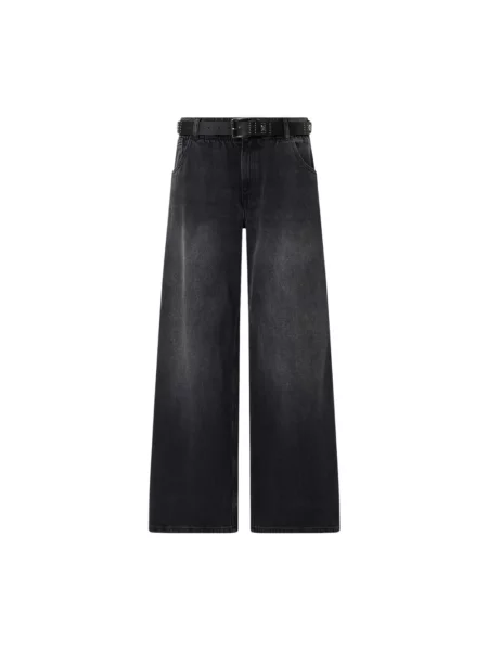 Liu Jo jeansy wide leg czarne